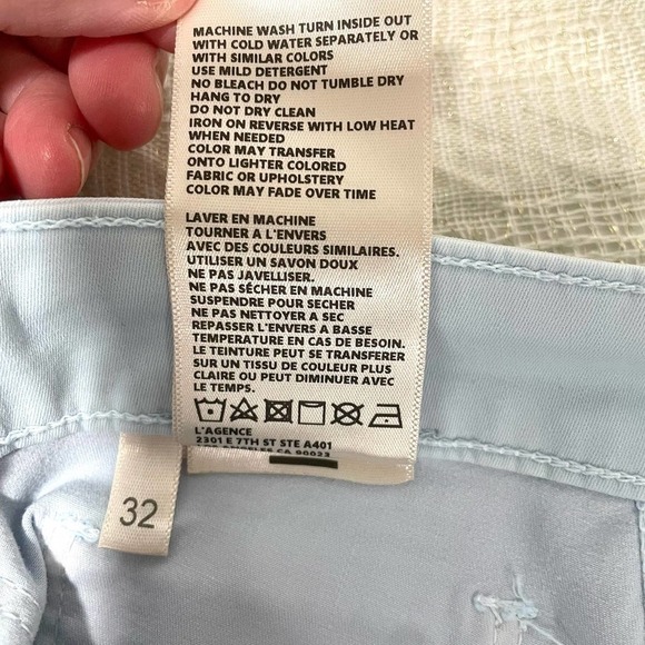 L'AGENCE NWOT Margot High Rise Skinny Ankle Jean Bridgewater Size 32 - Picture 11 of 12